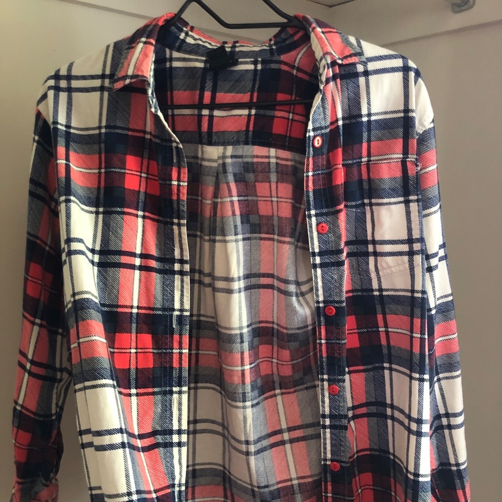 Real Clothes brand flannel children’s unisex shirt